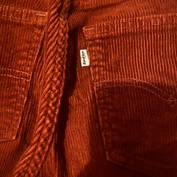 Levi's Denim - Levi's Deep Rust Corduroy Trousers